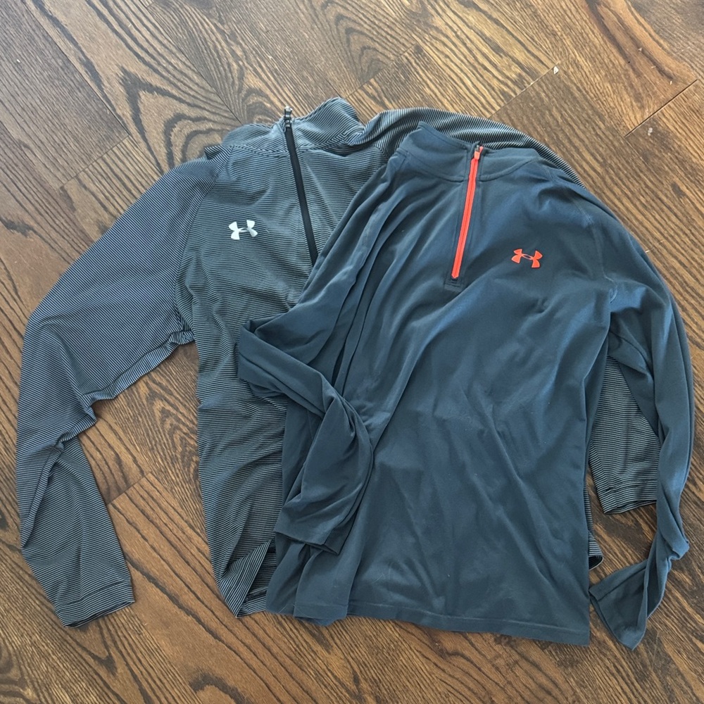 Under Armour Men's Black and Red Performance Jackets